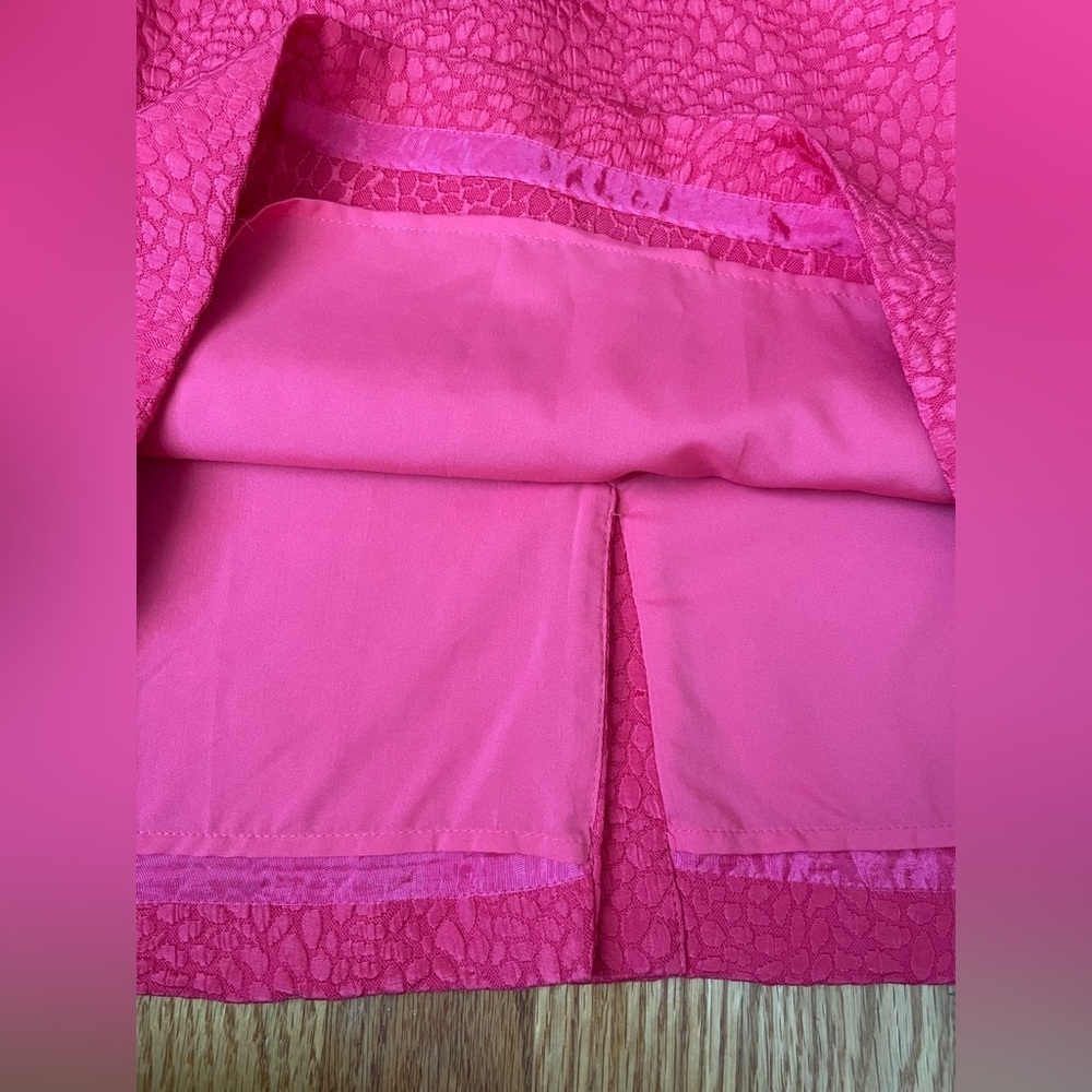 NWT! Banana Republic Petite Pink Textured Dress - Picture 6 of 14